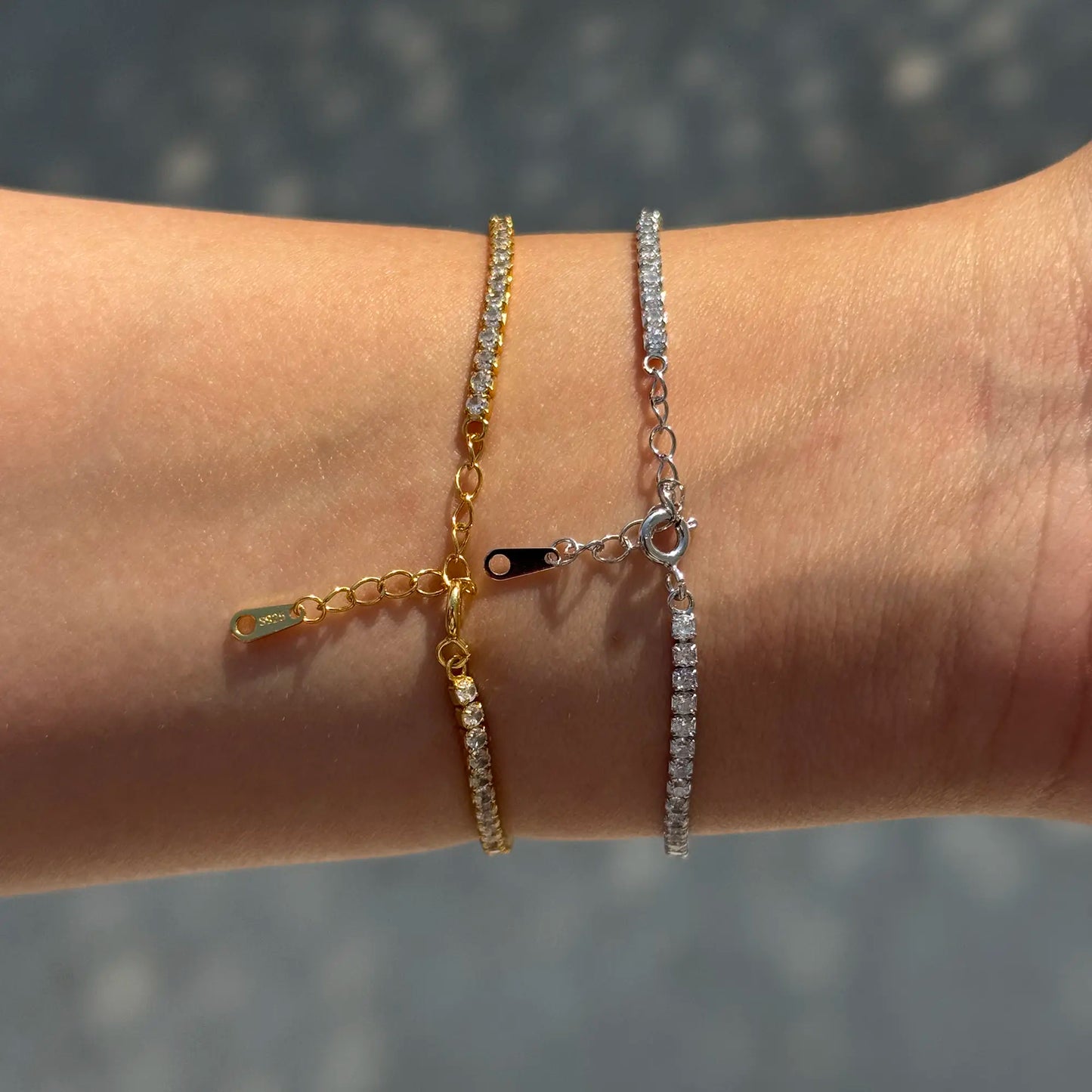 Slim Tennis 2mm S925 Bracelet