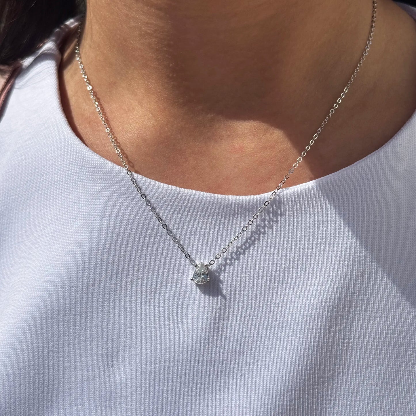 Pear S925 Necklace