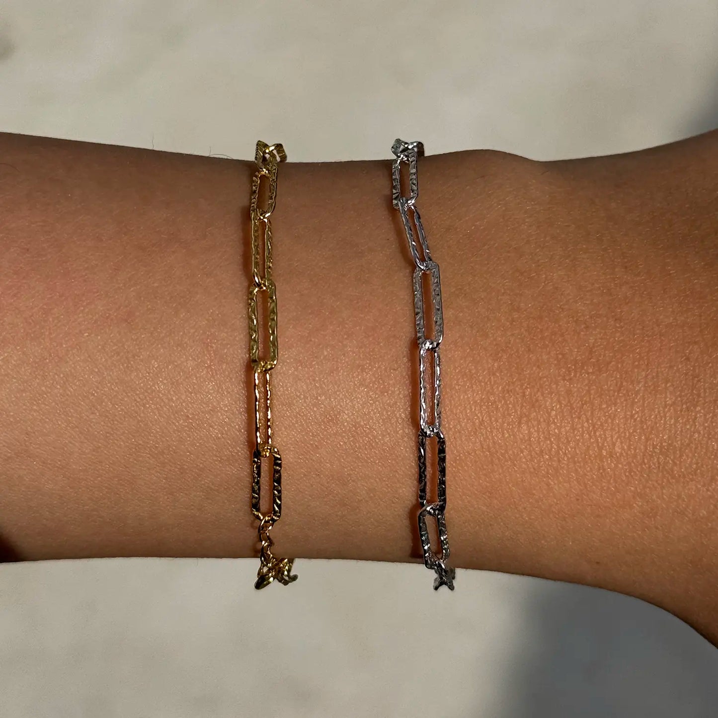 Paper clip S925 Bracelet