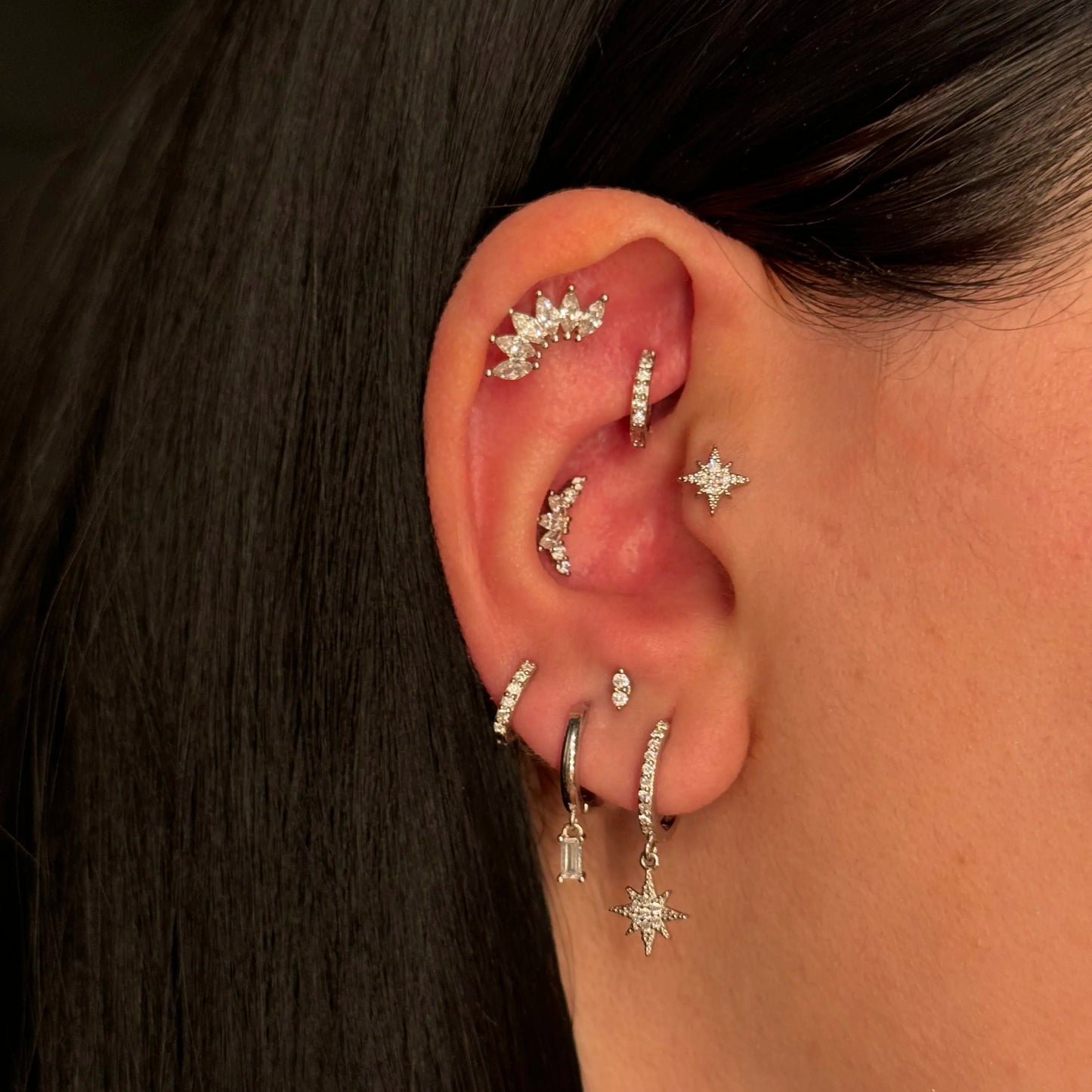 Marakesh S925 9mm Hoop