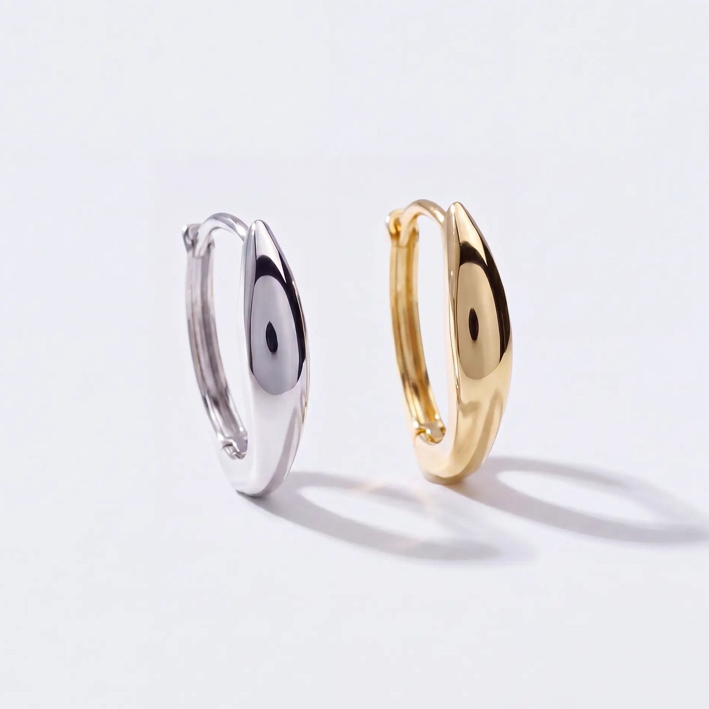 Violet S925 Hoop