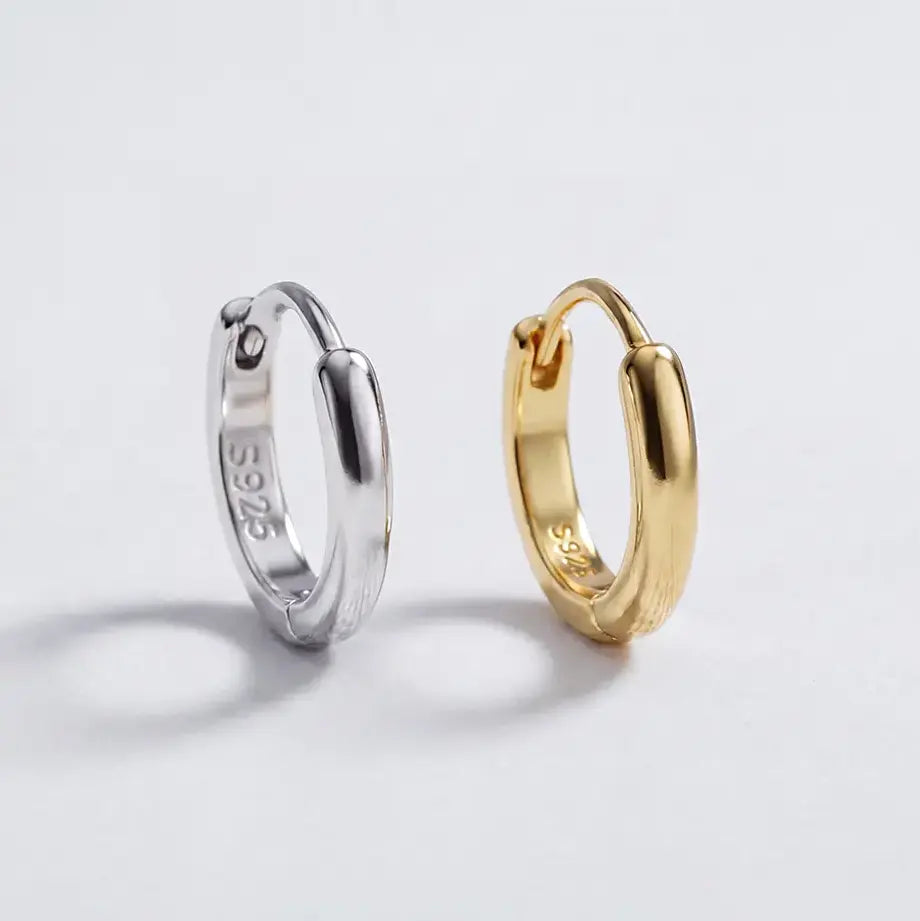Plain S925 8mm Hoop