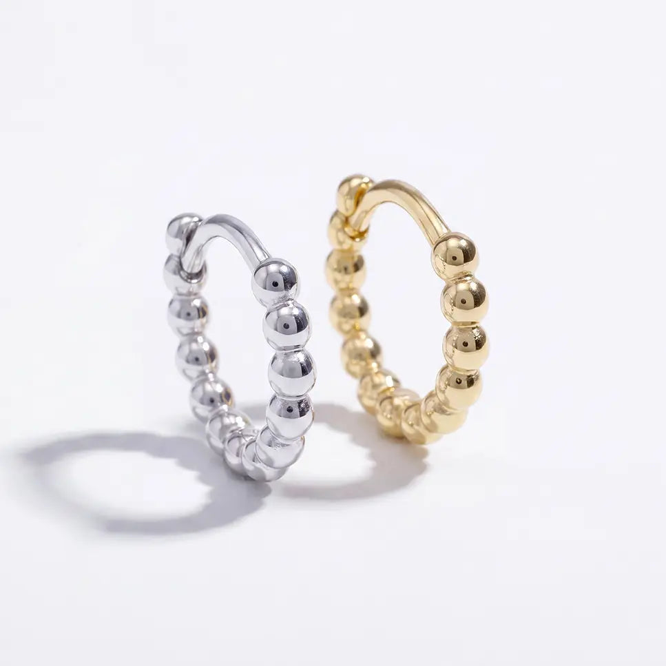 Bubble S925 8mm Hoop