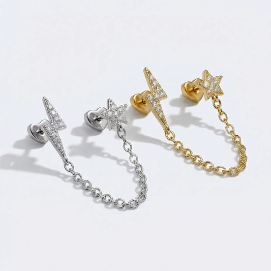 Soha Chained Studs