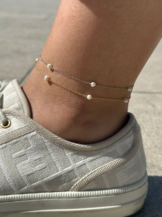 Pearl S925 Anklet