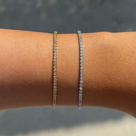 Slim Tennis 2mm S925 Bracelet