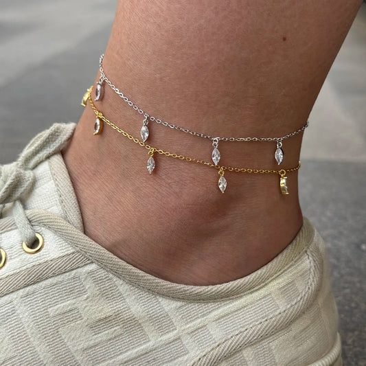 Marquise S925 Anklet