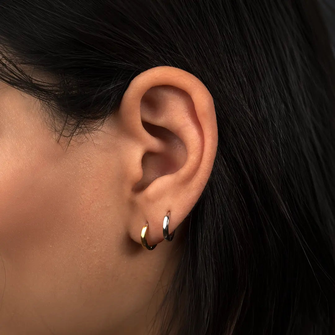Plain S925 8mm Hoop