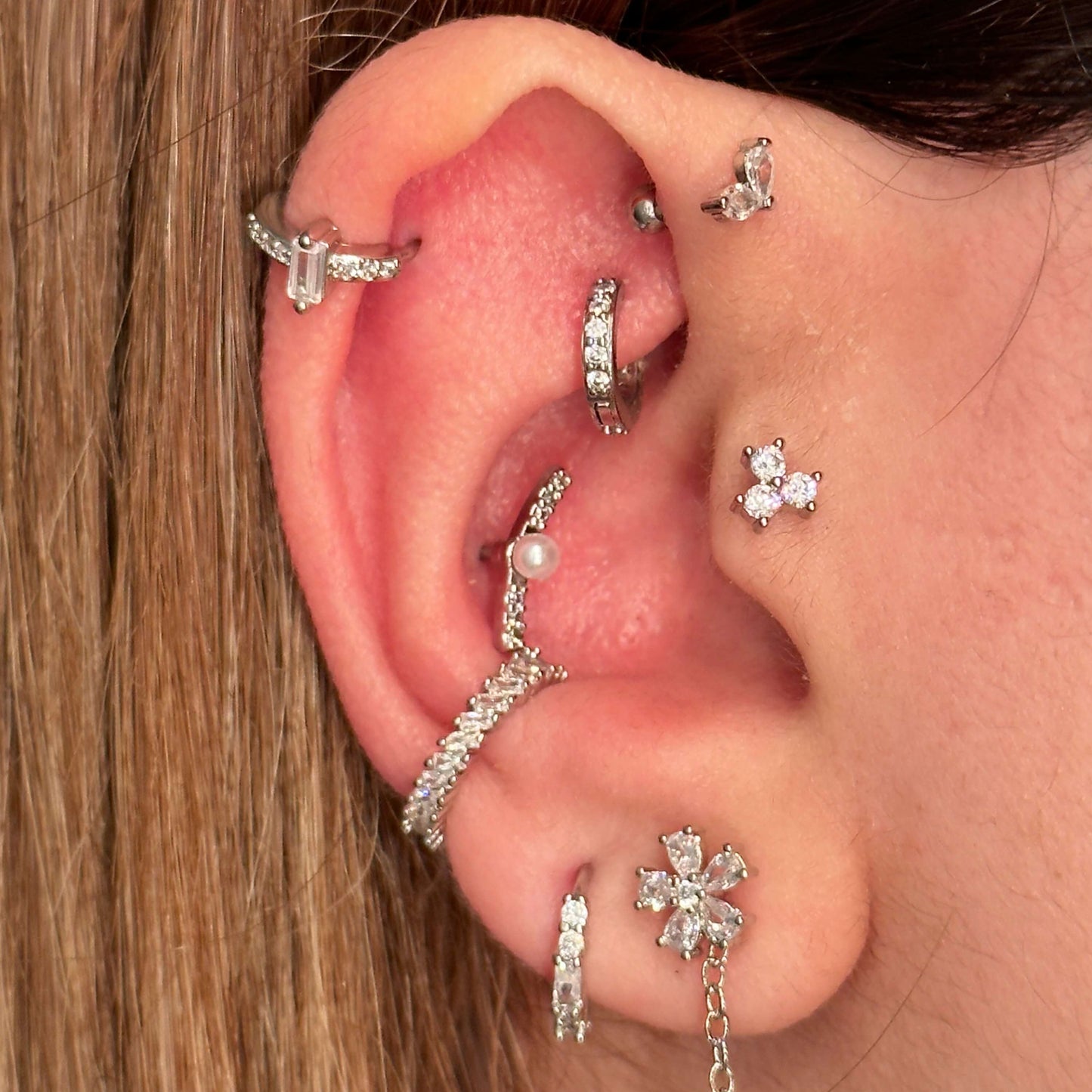 Crystal Ear cuff