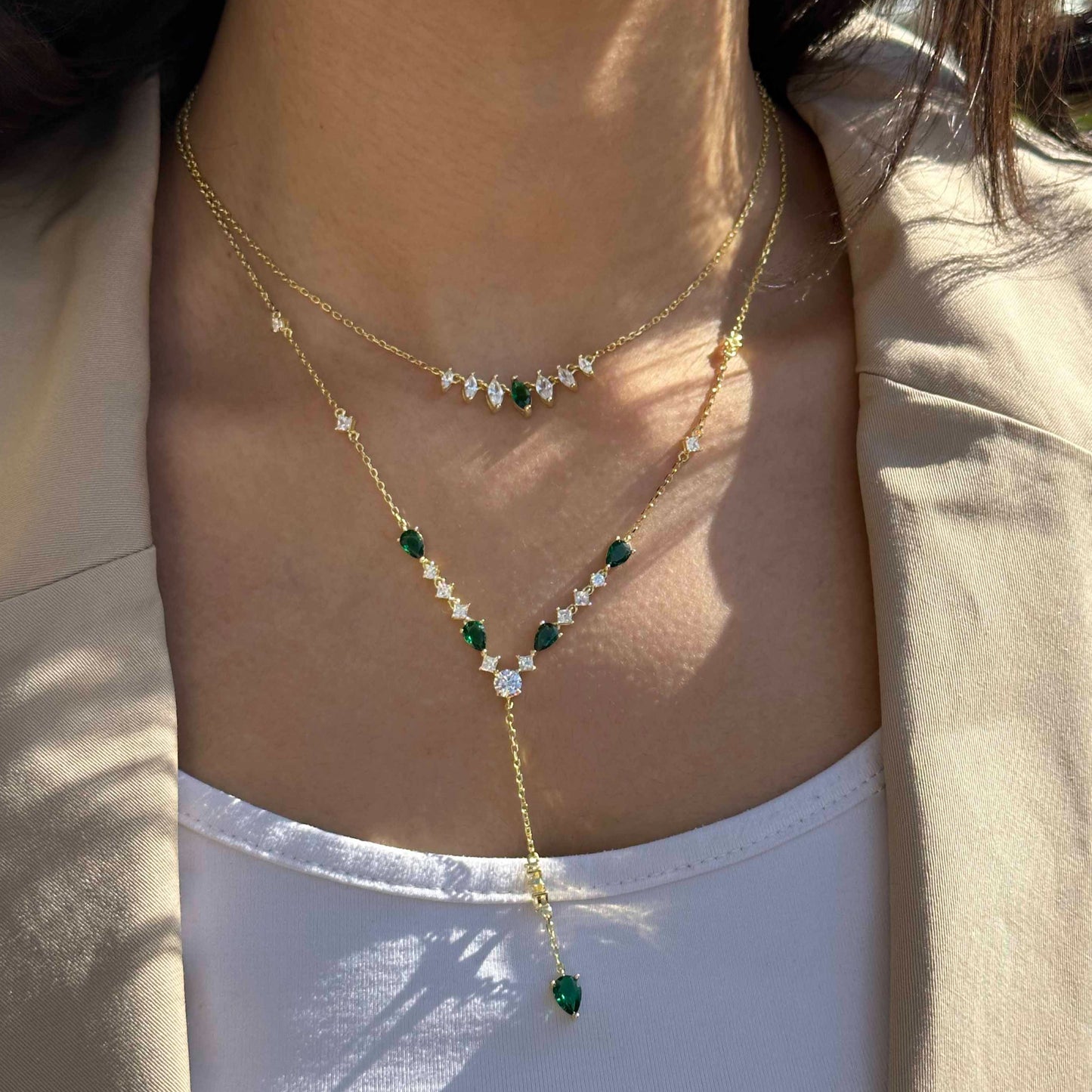 Riri Emerald S925 Necklace