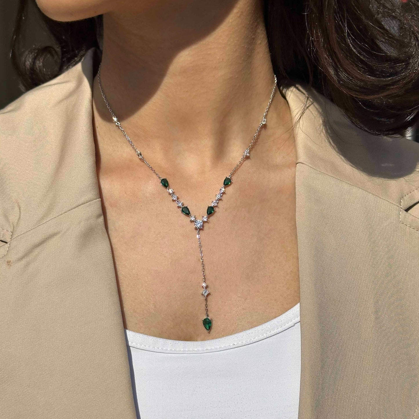 Riri Emerald S925 Necklace