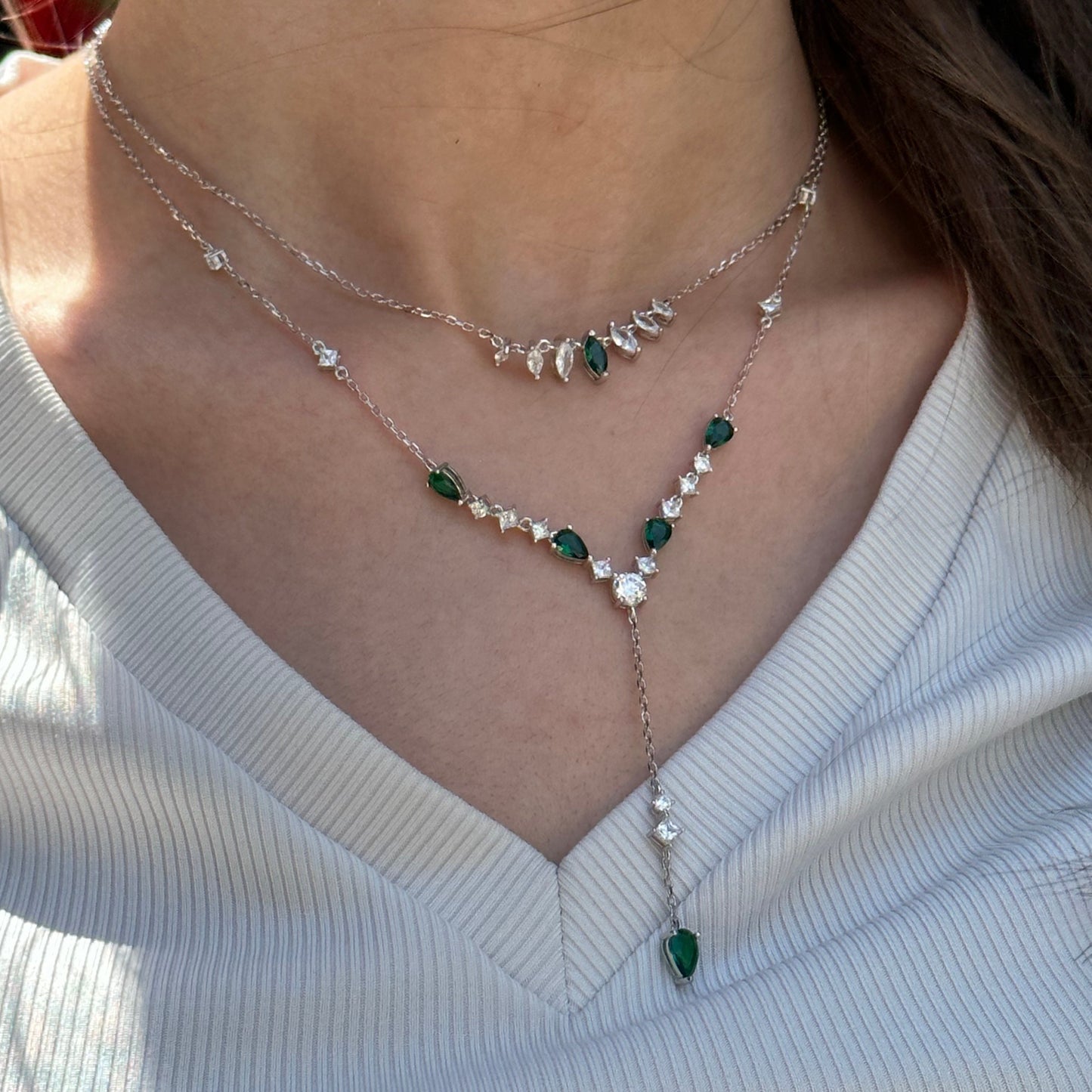 Riri Emerald S925 Necklace