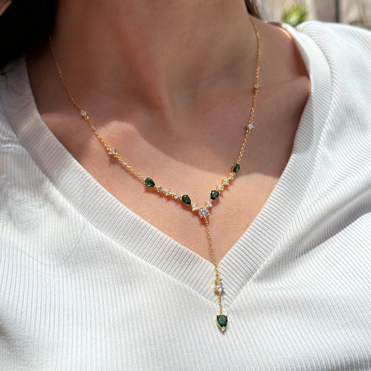 Riri Emerald S925 Necklace