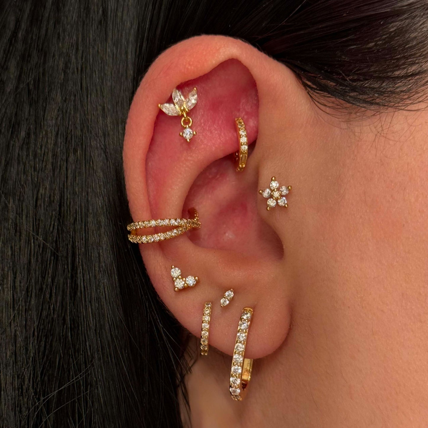 X Ear cuff